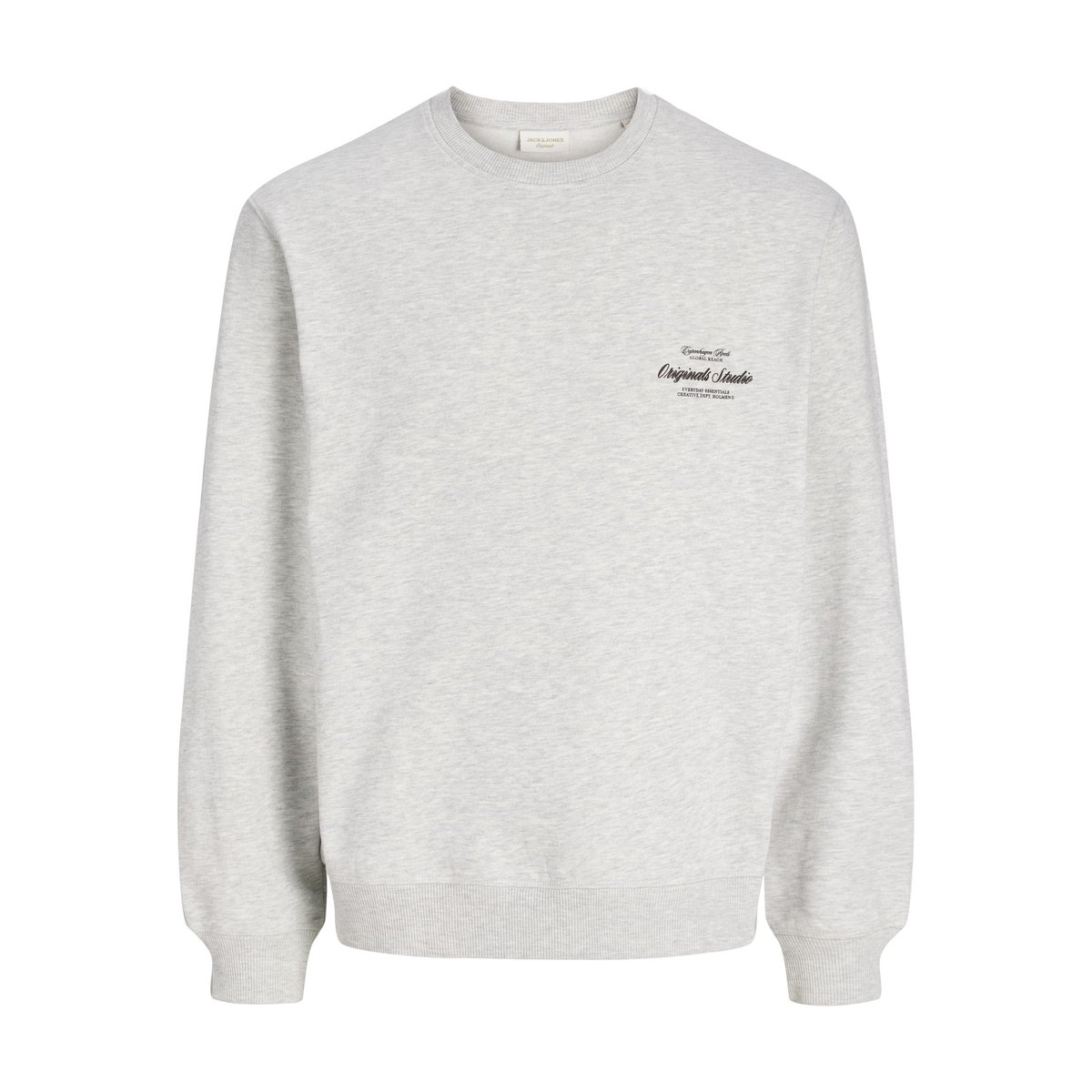 Sweat-Shirt white melange, JACK & JONES