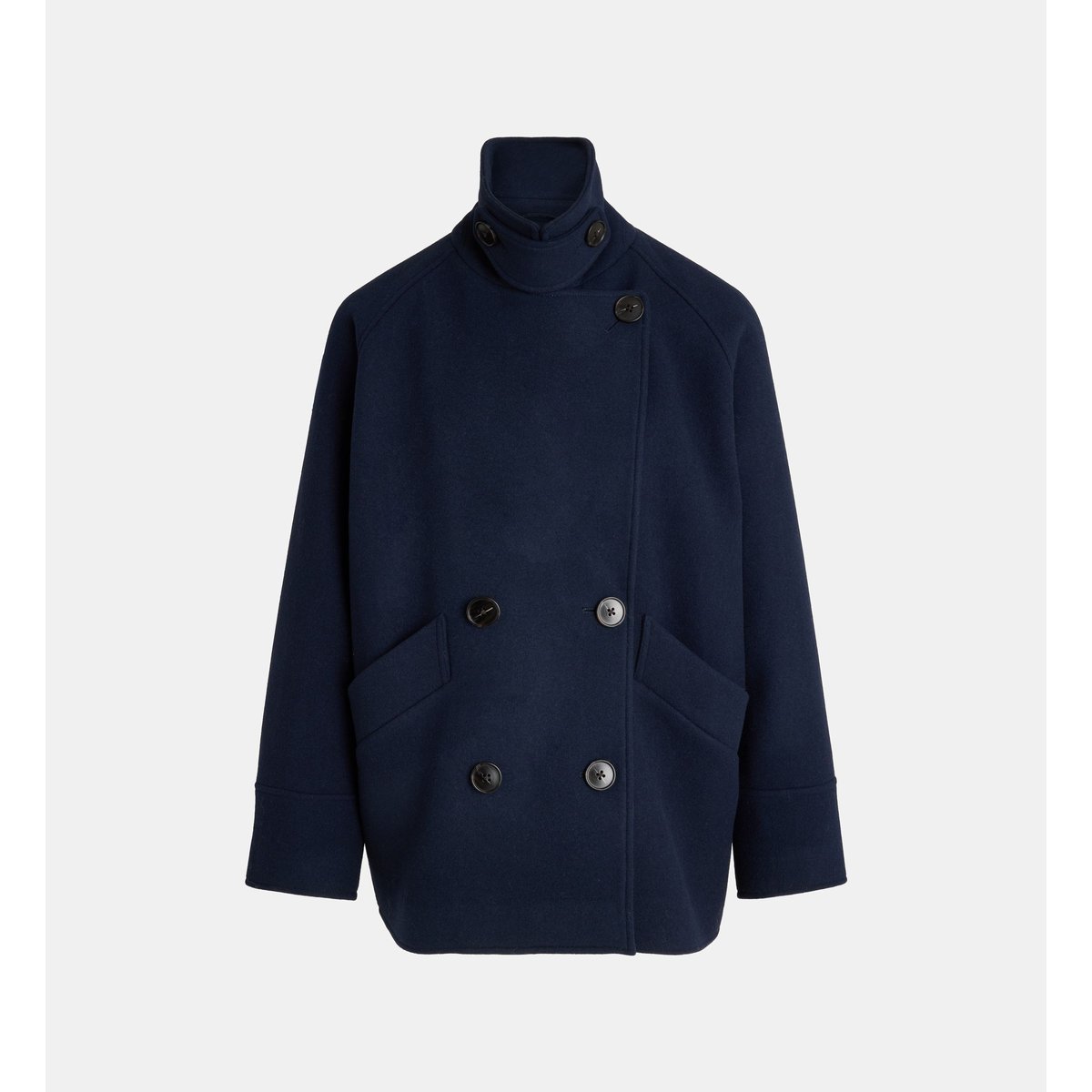 Caban turner uni court bleu marine, GALERIES LAFAYETTE