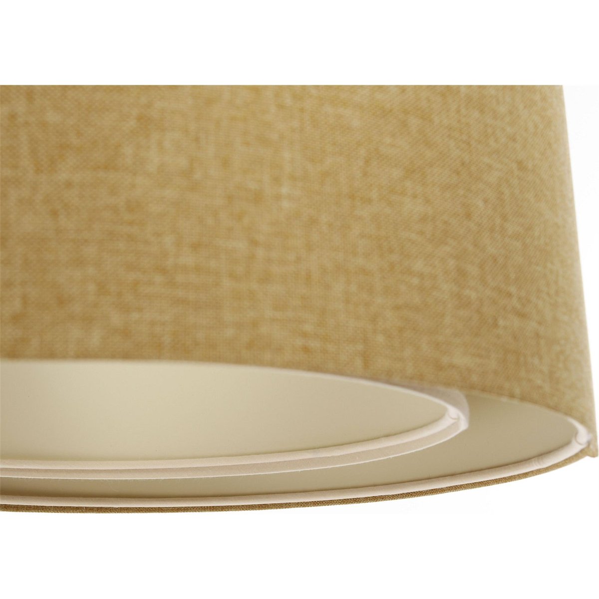 Suspension ronde en tissu Boho Elegant beige sable et crème doux, BPS KONCEPT