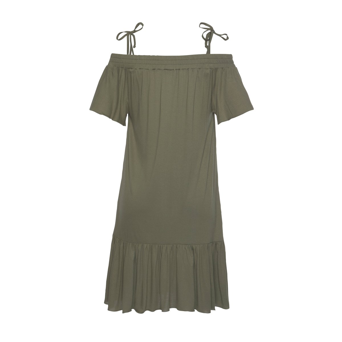 Robe estivale Carmen kaki, LASCANA
