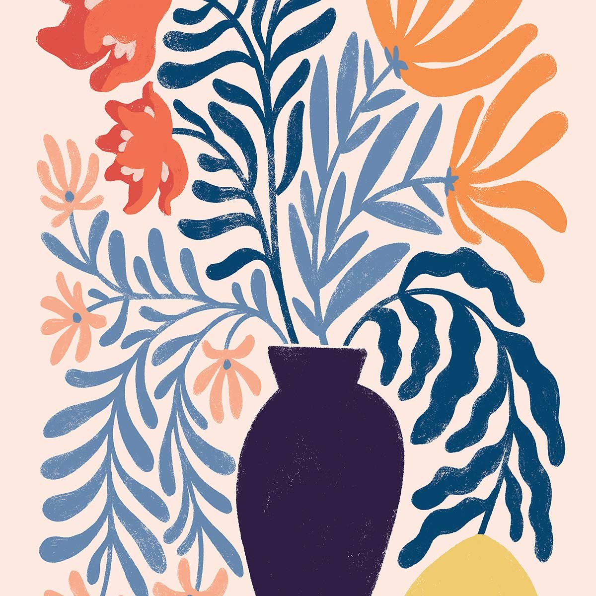 Tableau bouquet d'été tableau alu dibond, HEXOA