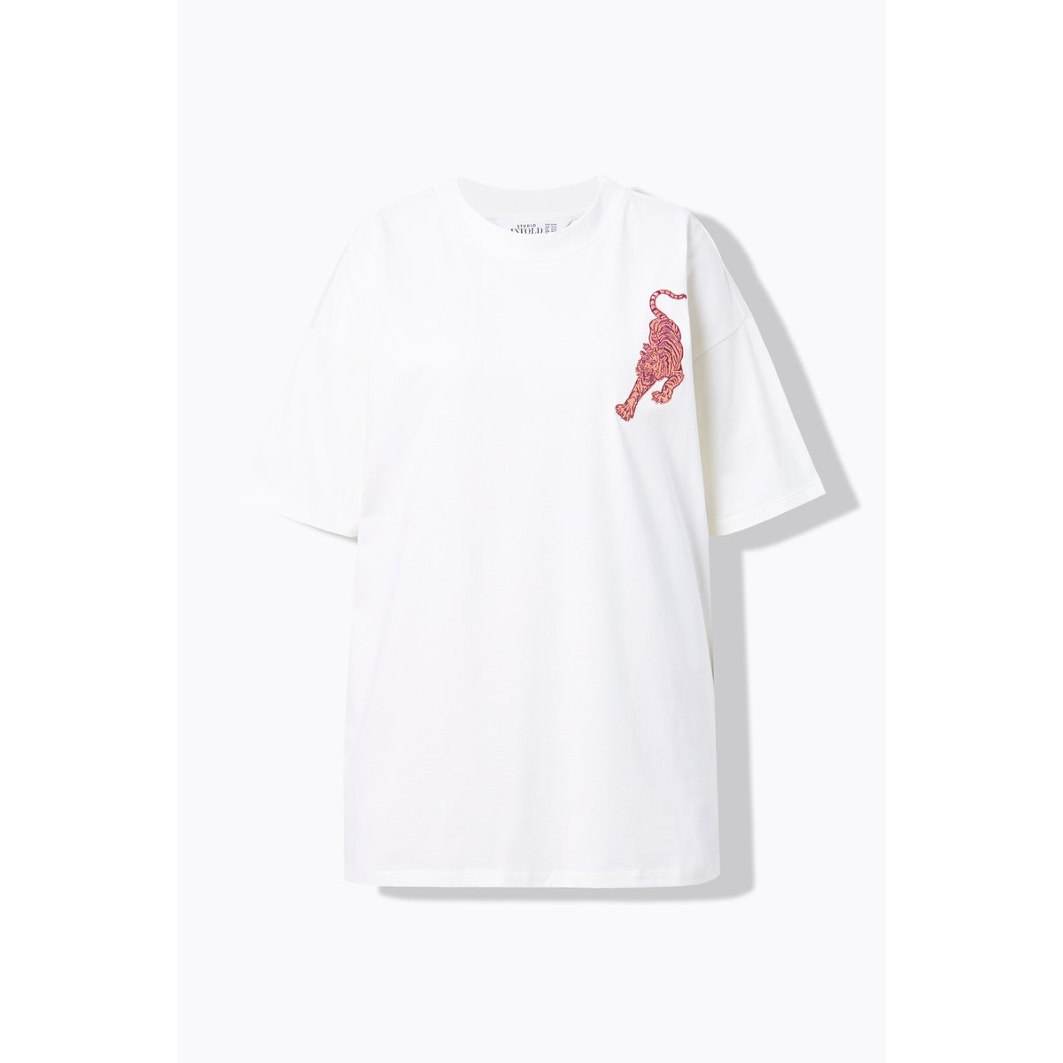 T-shirt oversize, imprimé dans le dos blanc cassé, STUDIO UNTOLD