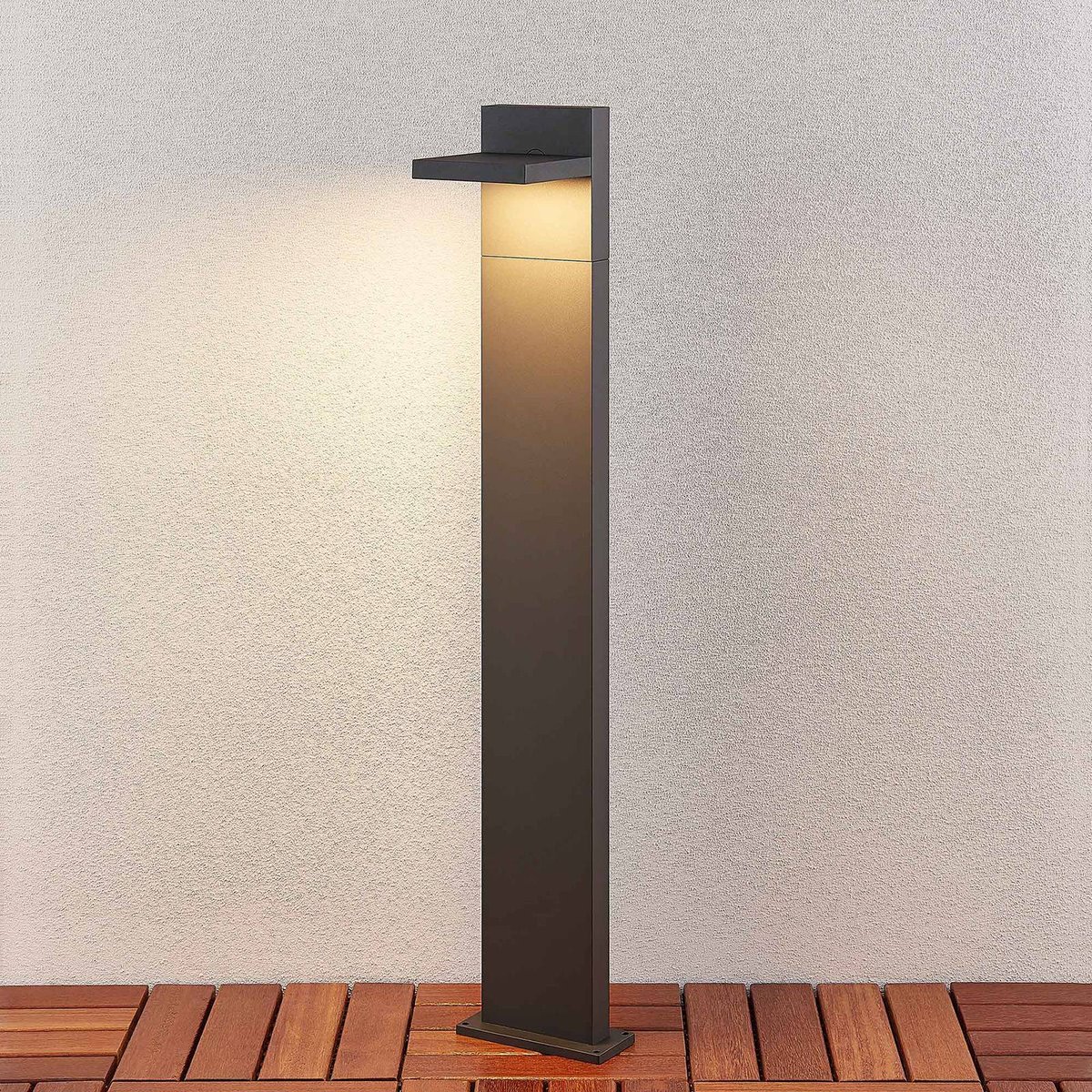 Luminaire extérieur en aluminium moderneLED gris graphite (ral 840-m), LUCANDE