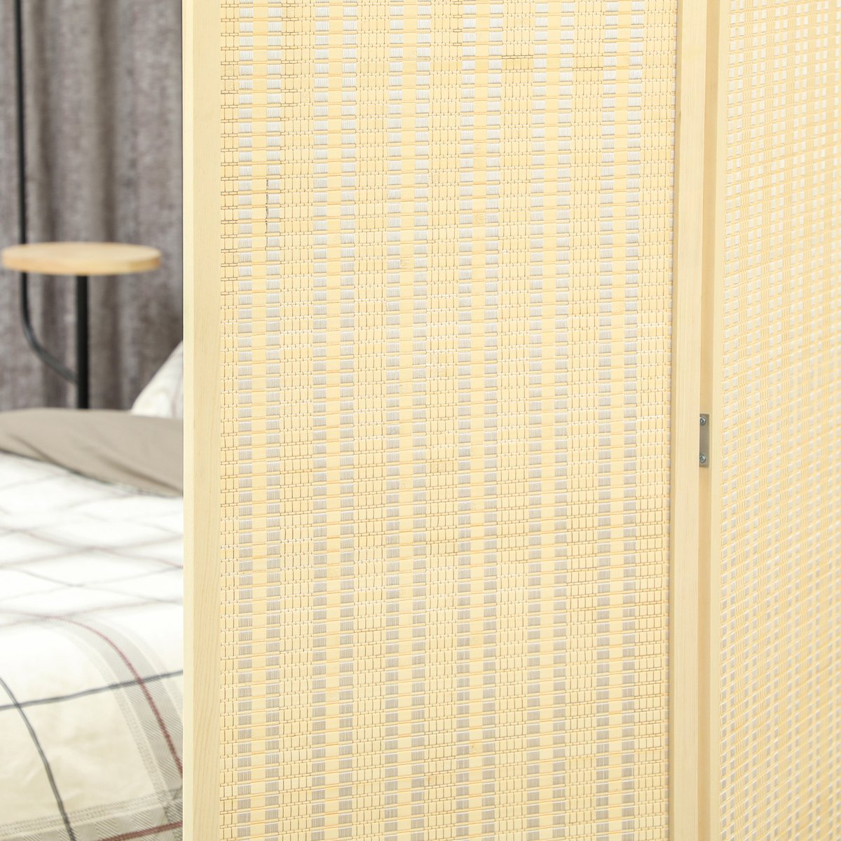 Cloison de séparation Bambou Marron beige, HOMCOM