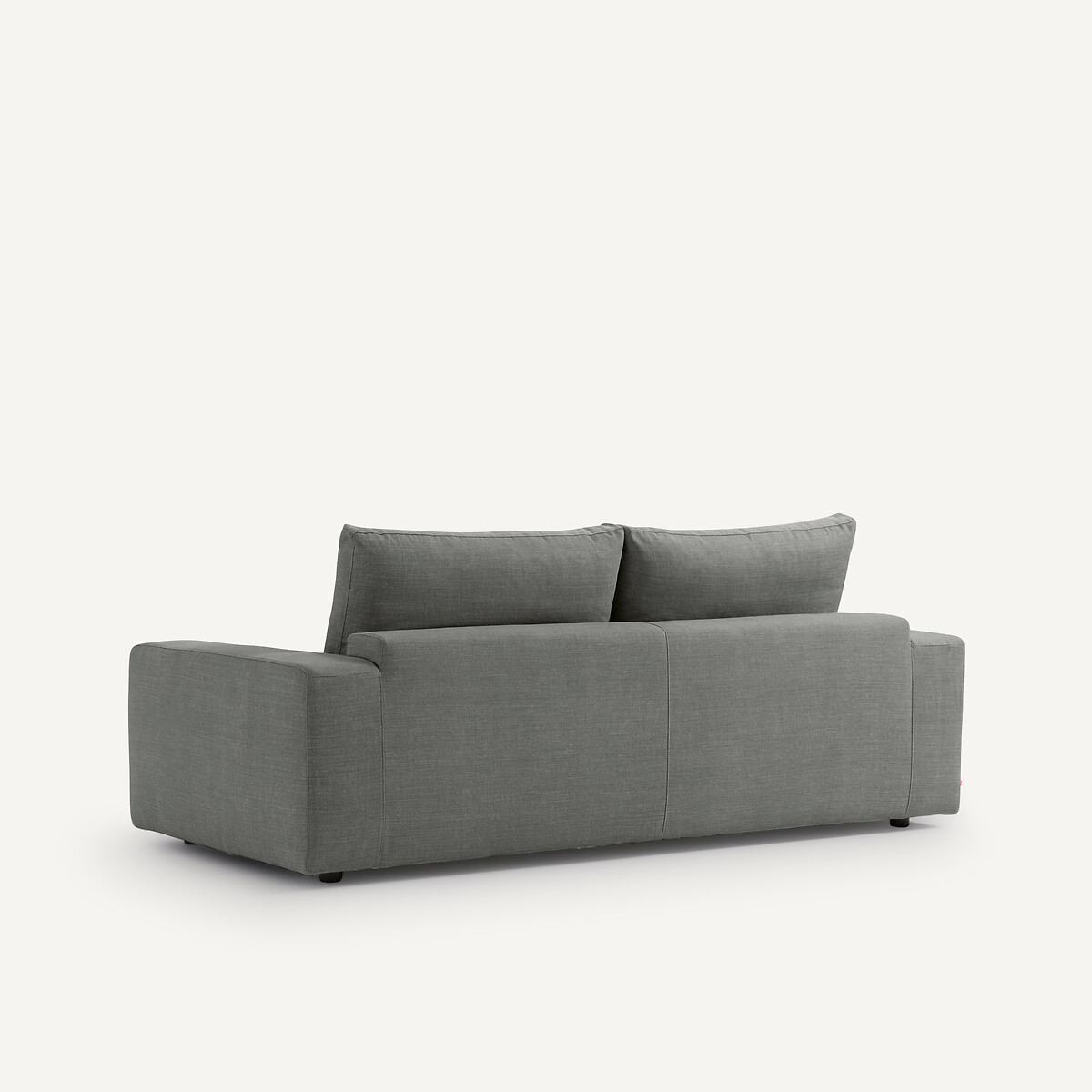 Canapé convertible coton/lin, Skander anthracite, AM.PM