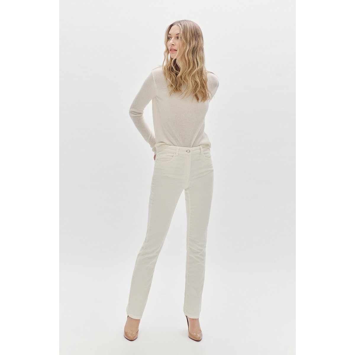 Pantalon PCHICAGOV ivoire, CAROLL