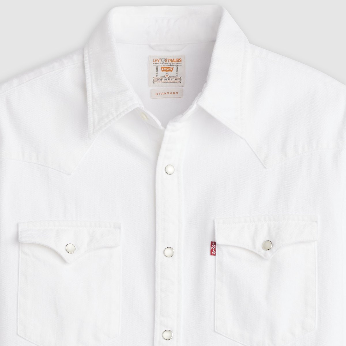Chemise western Barstow coupe standard blanc - cloudy skys, LEVI'S
