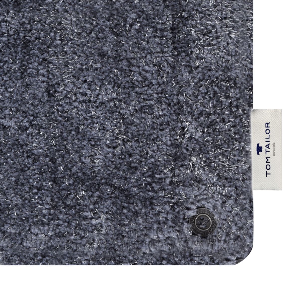 Tapis Shaggy SOFT brillant à poils longs anthracite, TOM TAILOR