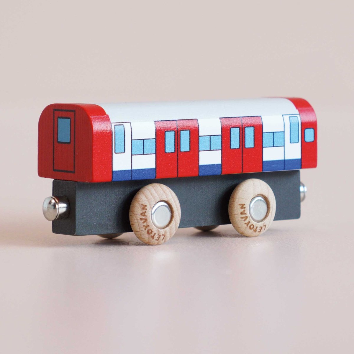 Wagon de train Tim No 48 noir, LE TOY VAN