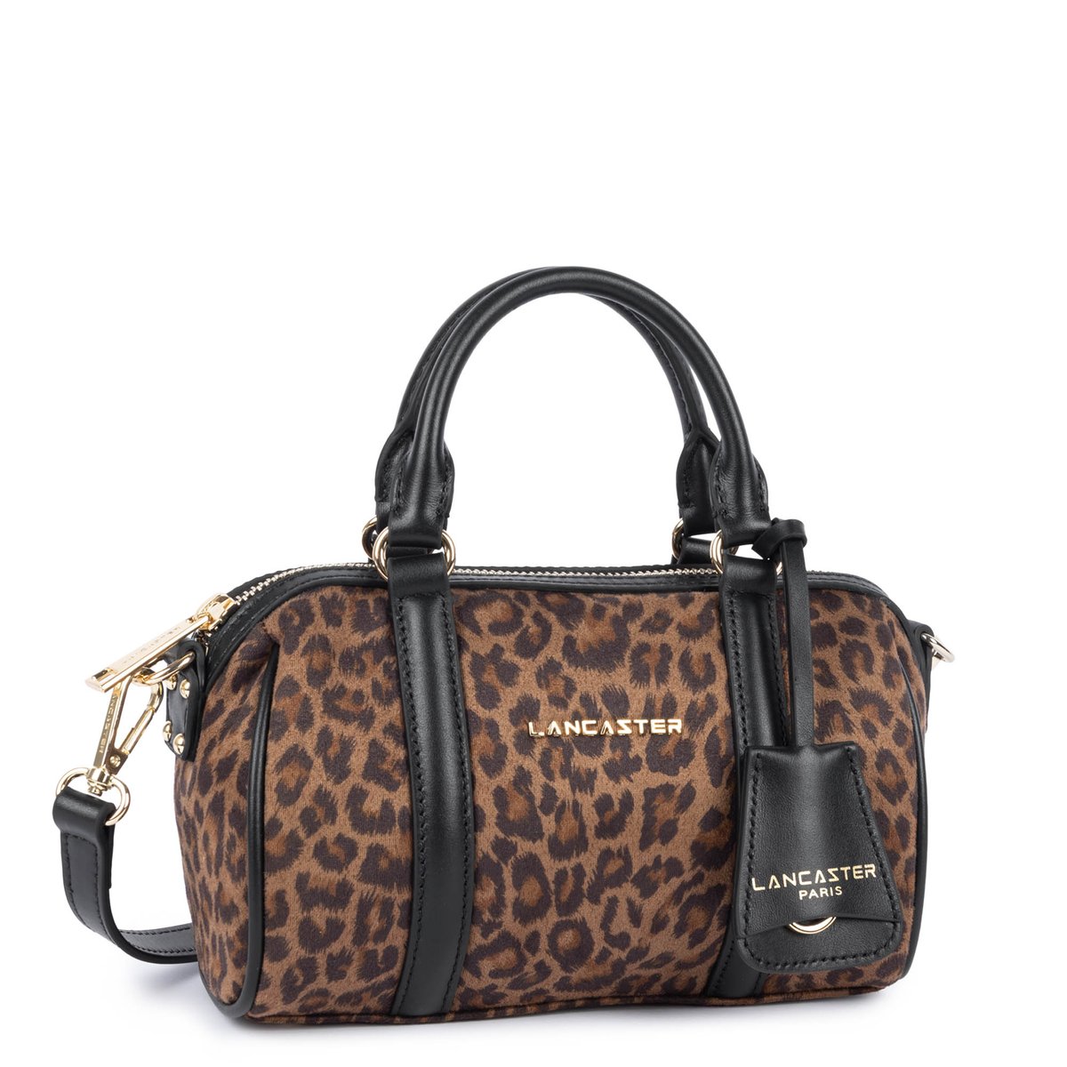 Sac polochon JUNGLE marron léopard, LANCASTER