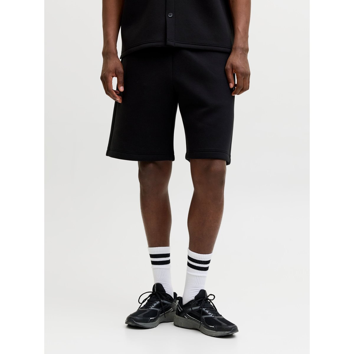 Short À Jambe Large noire - black, JACK & JONES