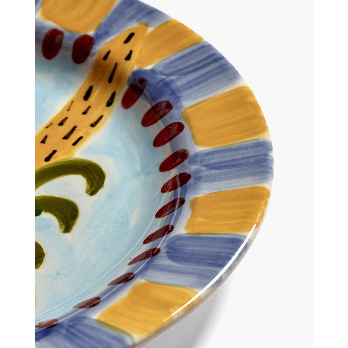 Lot de 2 assiettes Jane January multicolore, SERAX