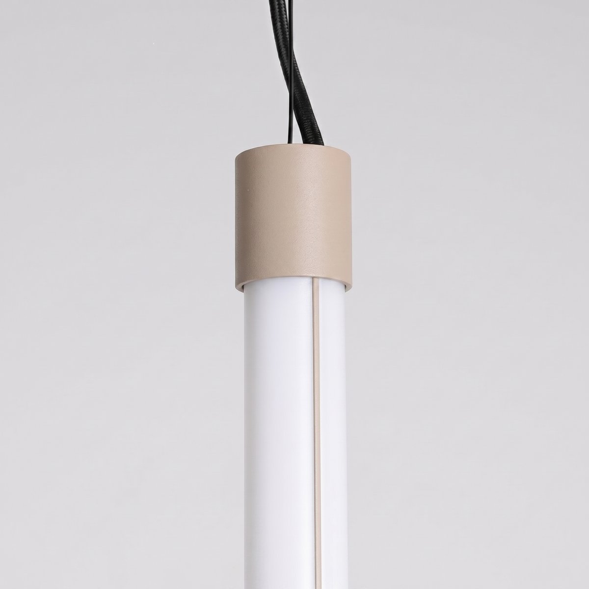 Suspension Acier Taupe LED 1 Trang taupe, EDEN