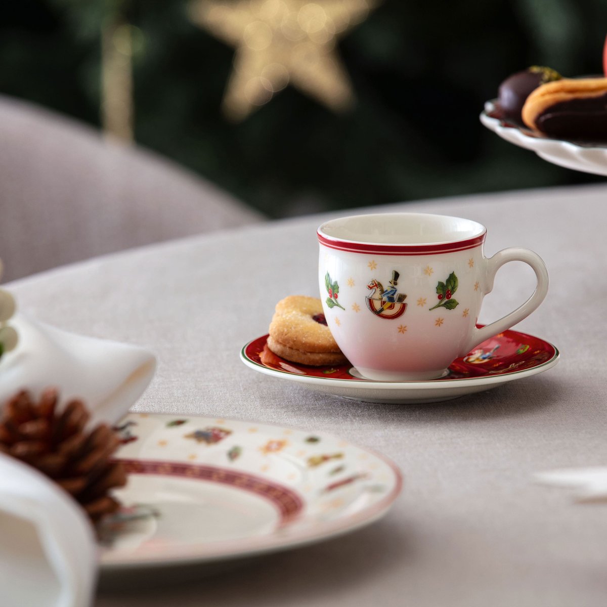 Sous-Tasse À Expresso TOY'S DELIGHT rouge, VILLEROY & BOCH