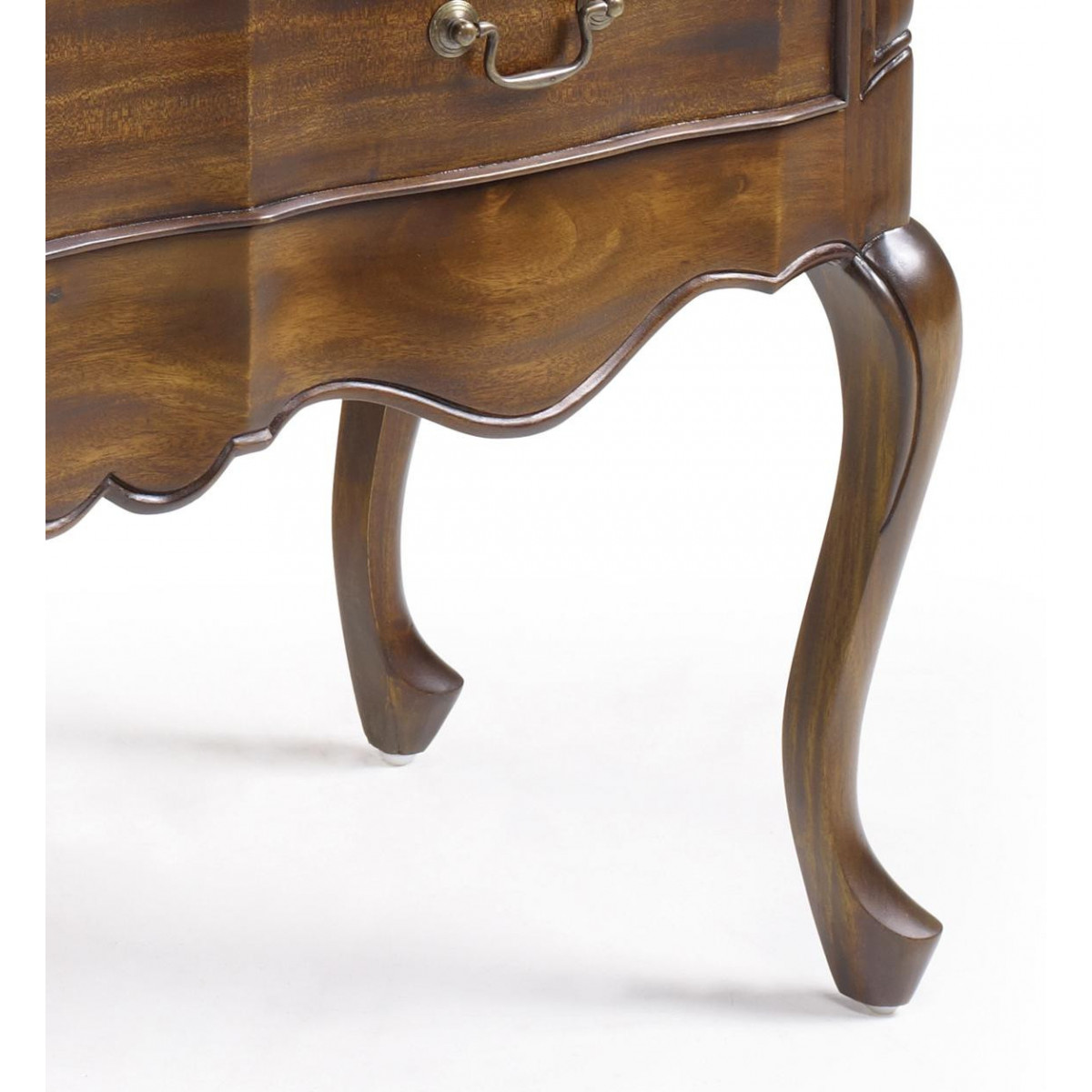 Commode 2 tiroirs bronze - HELVINIA marron, DECORATION D’AUTREFOIS