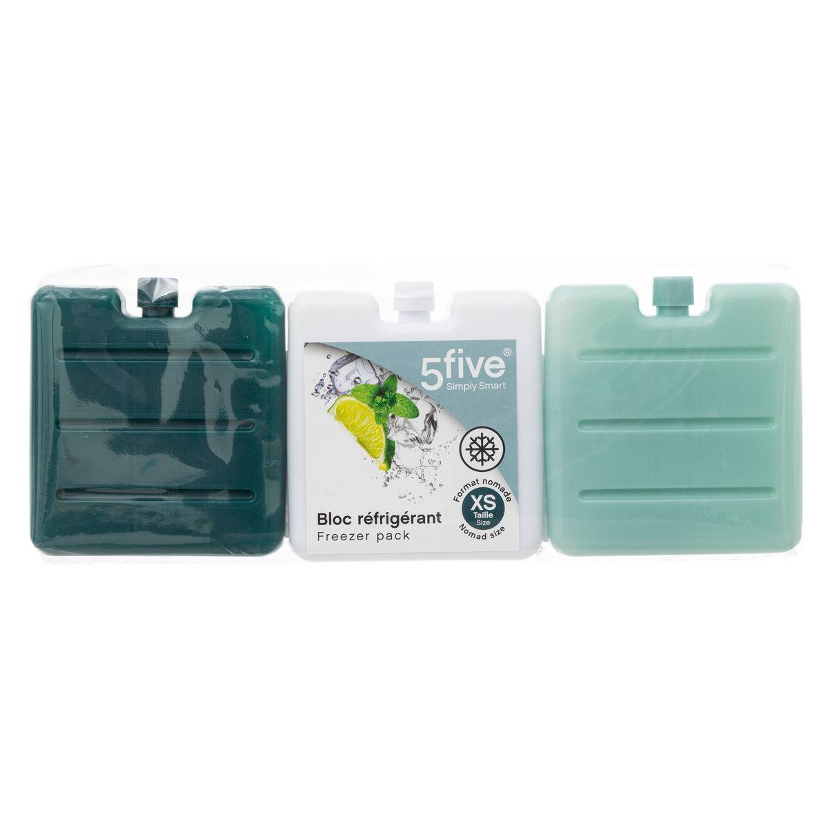 Lot de 3 blocs réfrigérants blue, 5FIVE SIMPLY SMART