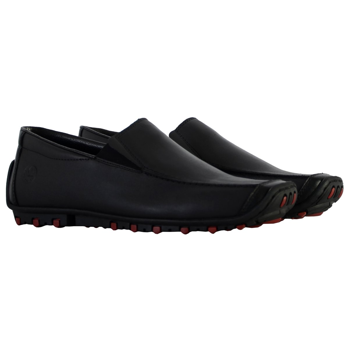 Mocassin Cuir Turin noir, RIEKER