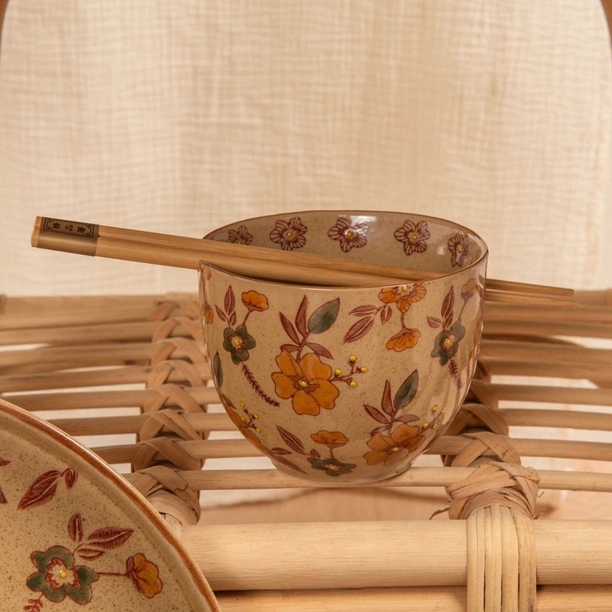 Bol avec baguettes Aveline 13 cm - AVELINE multicolore, TABLE PASSION