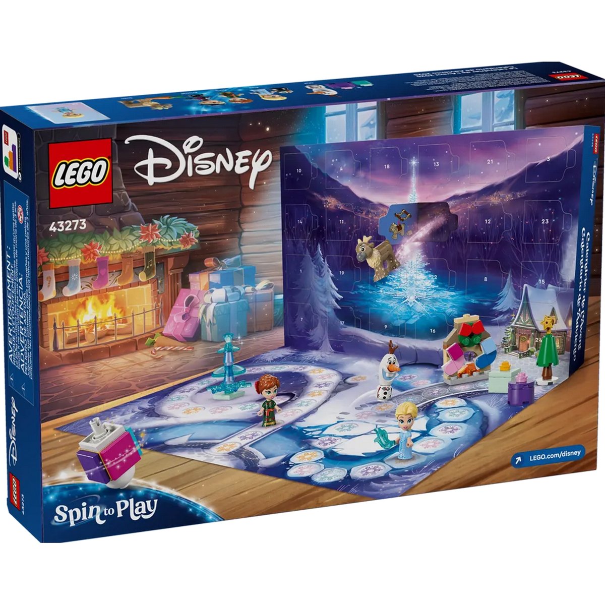 LEGO Disney - Calendrier de l'Avent LEGO Disney 2025 - 43273 couleur unique, LEGO