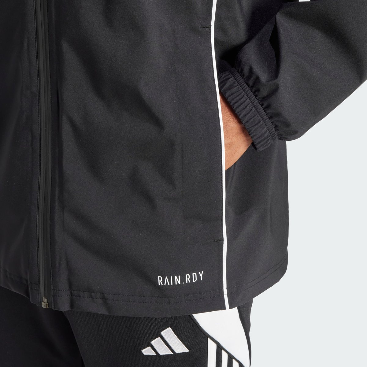 Veste de pluie Tiro 24 black / white, adidas Performance