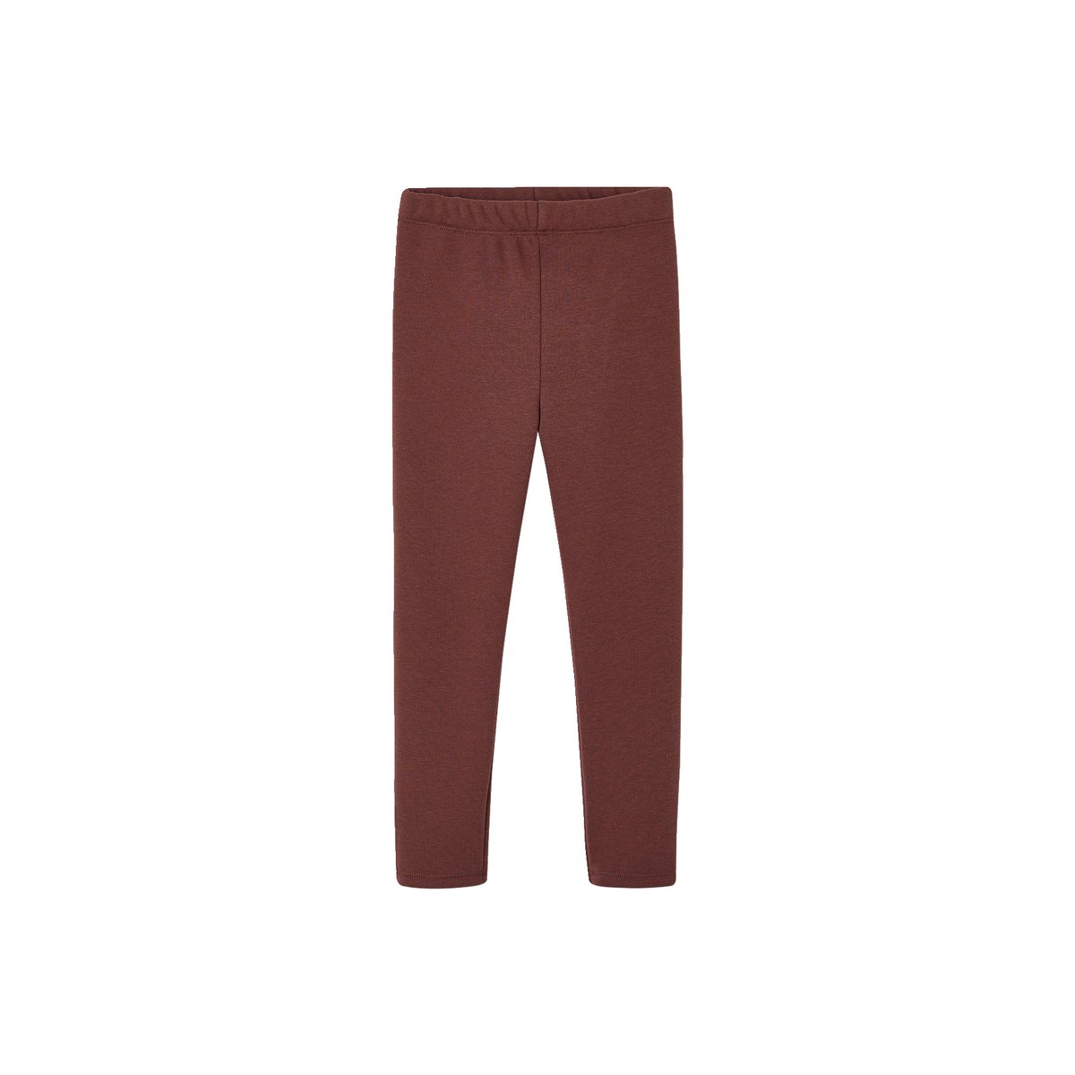 Lot 2 Leggings doublés maille polaire prune, VERTBAUDET