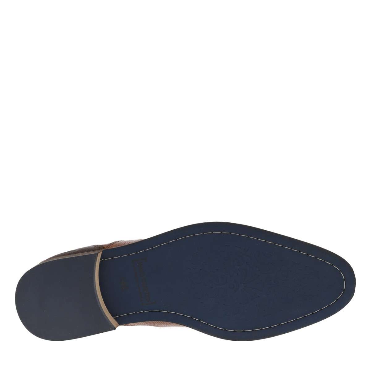 Derbies cuir talon plat marron, BULLBOXER