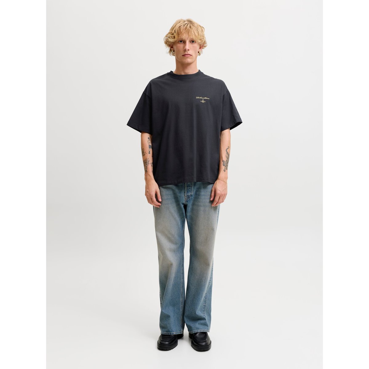 T-Shirt black 1, JACK & JONES