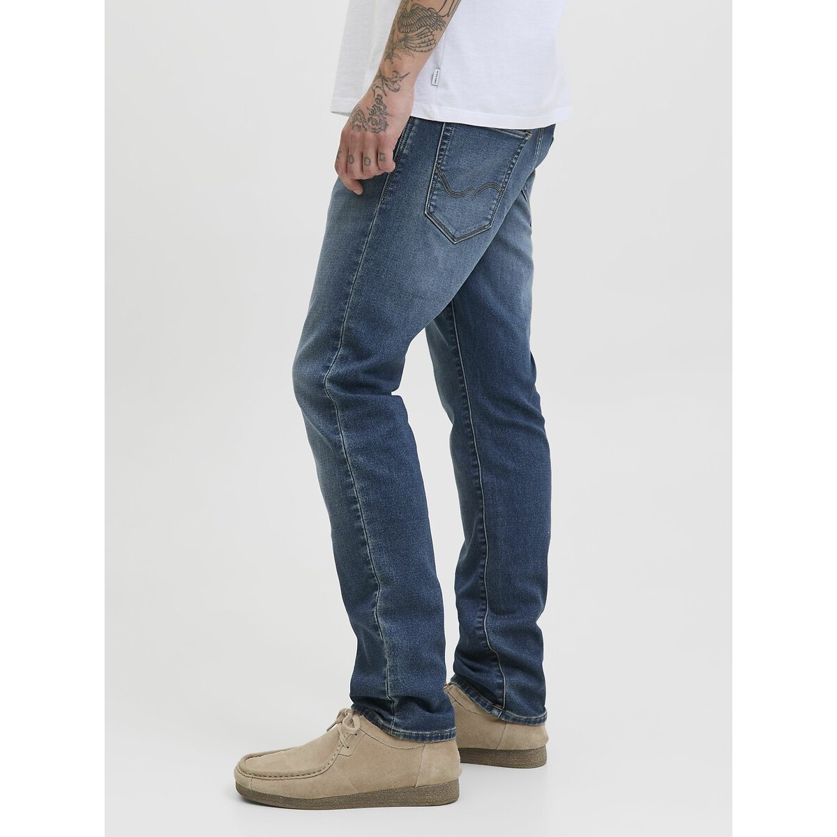 Jeans slim Glenn bleu denim, JACK & JONES