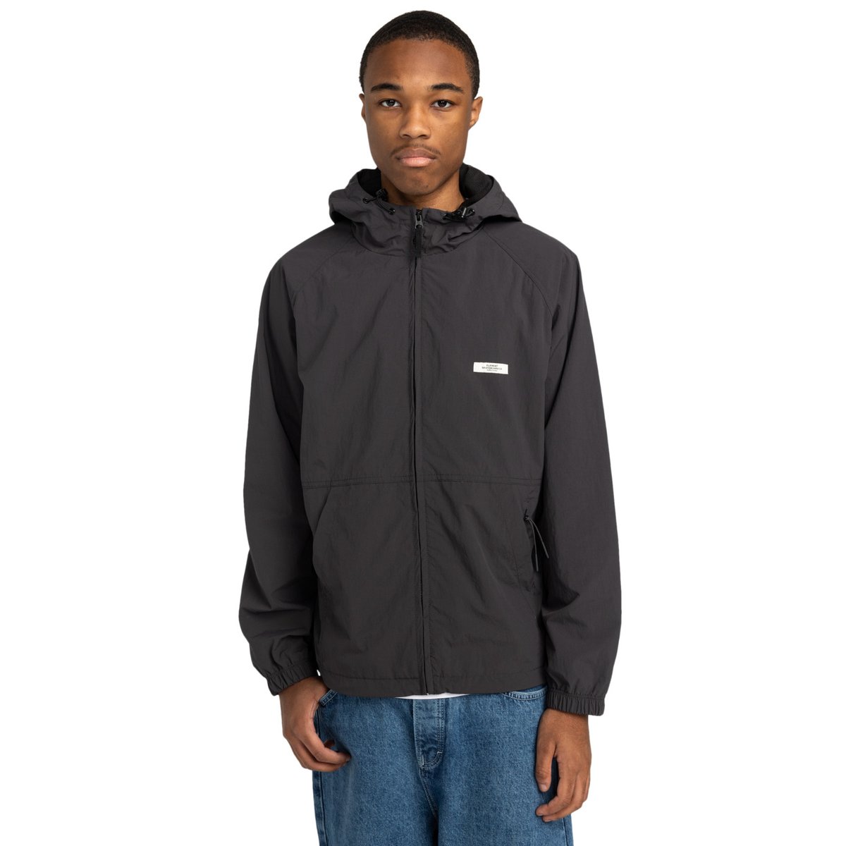 Veste shell imperméable ALDER 2.0 noir off black, ELEMENT