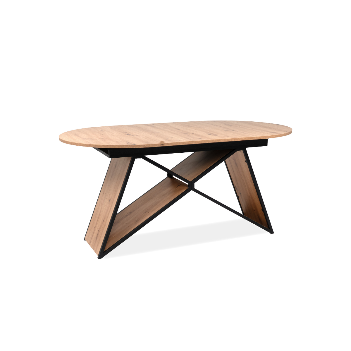 Table à manger extensible TILIA bois clair, CALICOSY