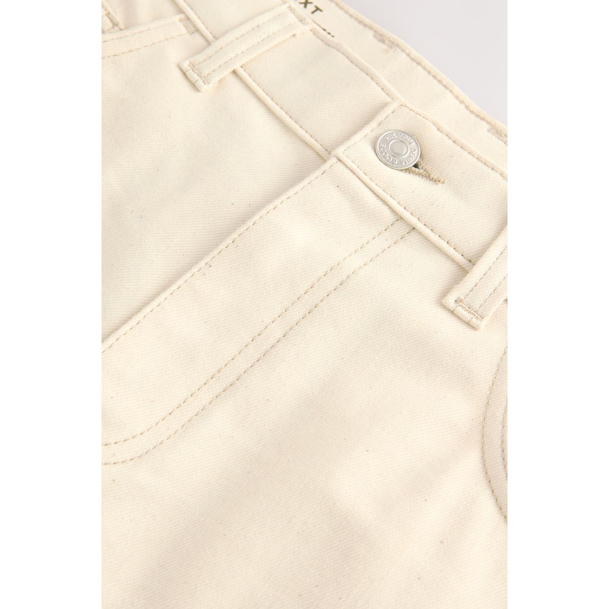 Short en jean stretch écru, NEXT