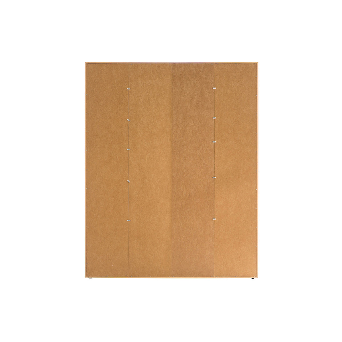 Bibliothèque design en bois L149 cm RYTHM chêne clair, MILIBOO