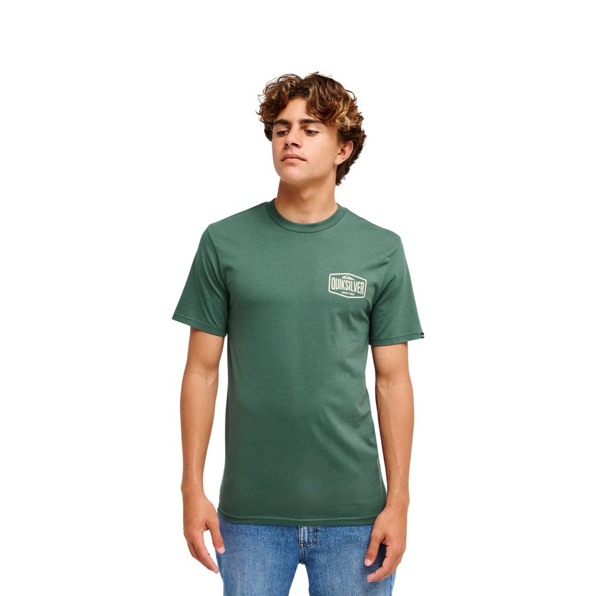T-Shirt manches courtes EV SURF GARAGE vert forest, QUIKSILVER