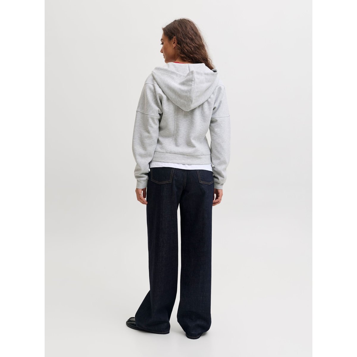 Sweat À Capuche grise - light grey melange, JJXX