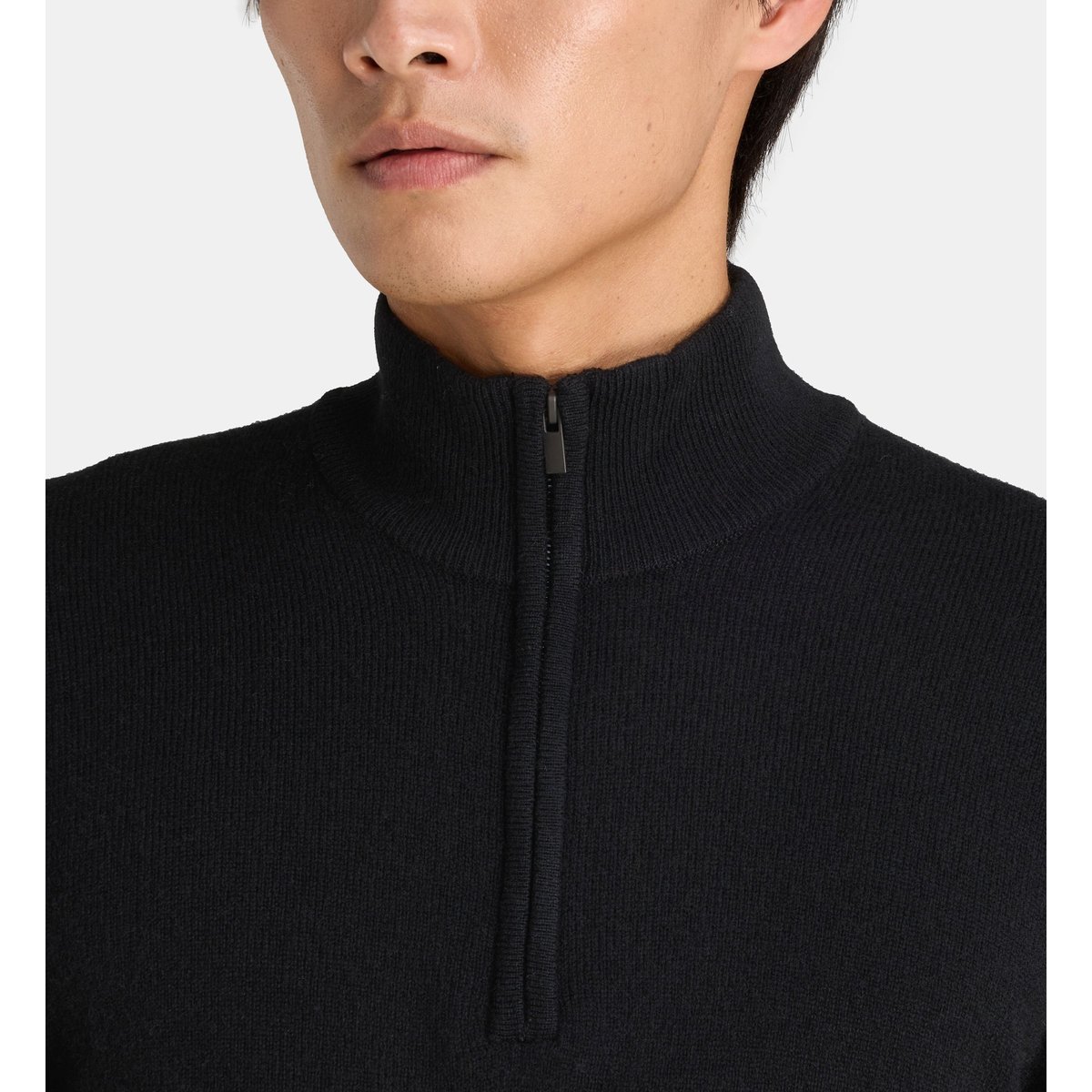 Pull roolcam en laine d'agneau noir, GALERIES LAFAYETTE