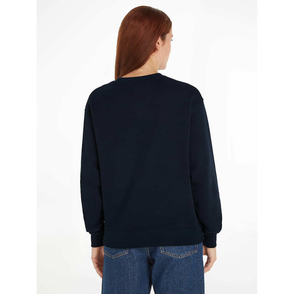 Sweat col rond marine, TOMMY HILFIGER