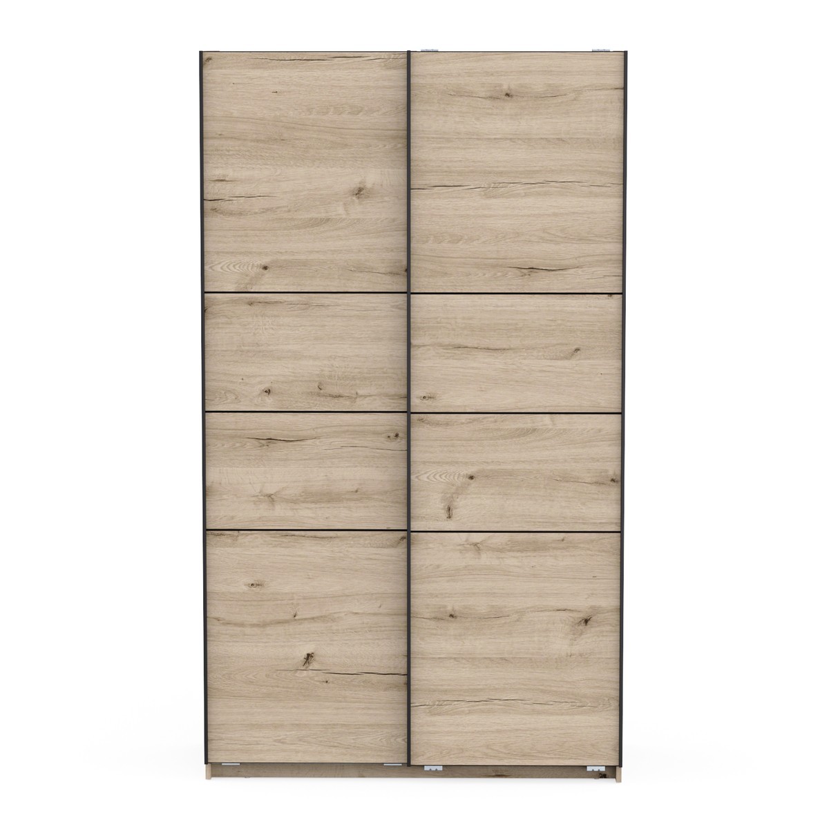 Armoire 2 portes coulissantes LINE chêne, CALICOSY