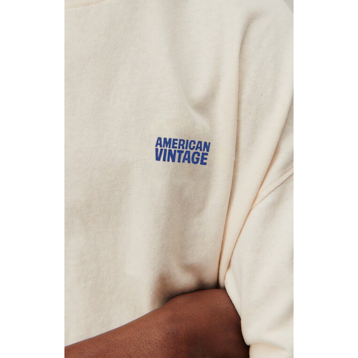 Ykobow Oversized Short Sleeve T-Shirt ecru , AMERICAN VINTAGE