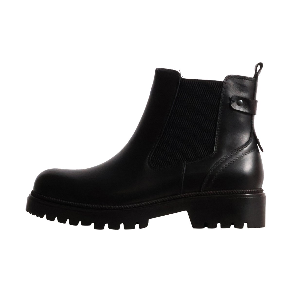 Bottines Cuir Alénoa noir, THE DIVINE FACTORY