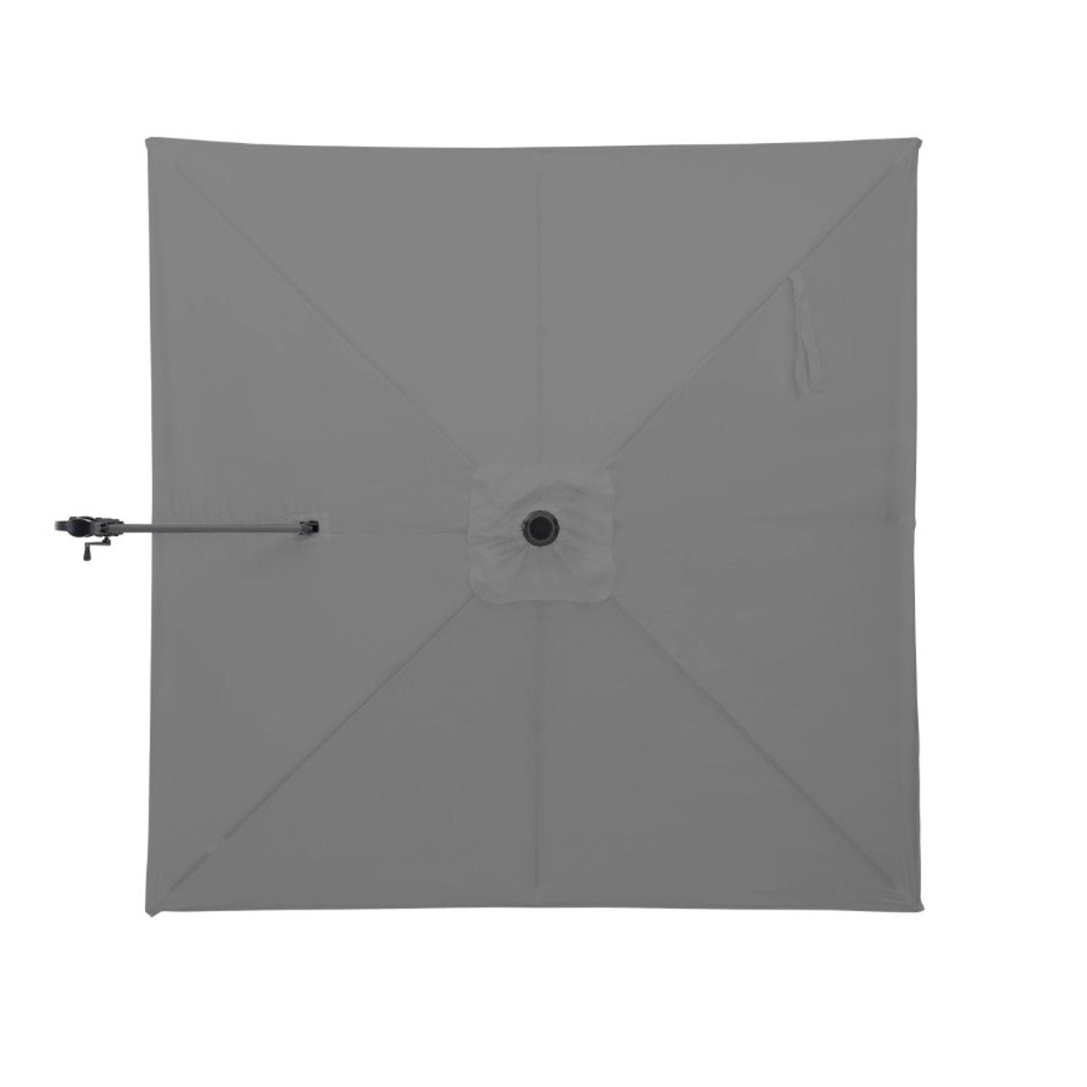 Toile pour parasol deporté carré, SUNNY gris anthracite, DEFORA HOME