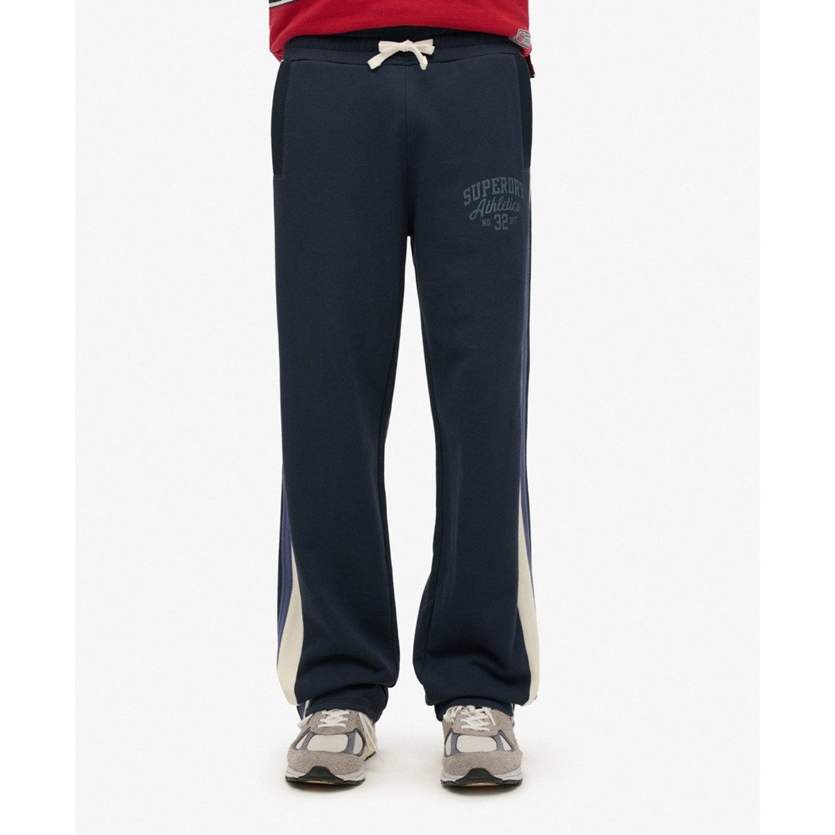 Jogging Athletic Essentials Coupe Droite bleu marine éclipse, SUPERDRY