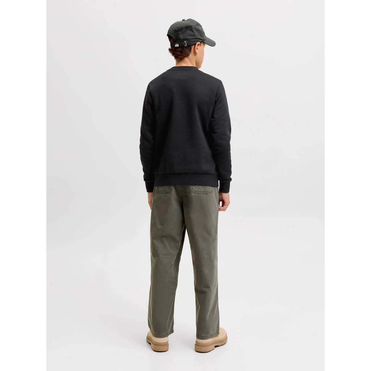 Sweat-Shirt black 1, JACK & JONES JUNIOR