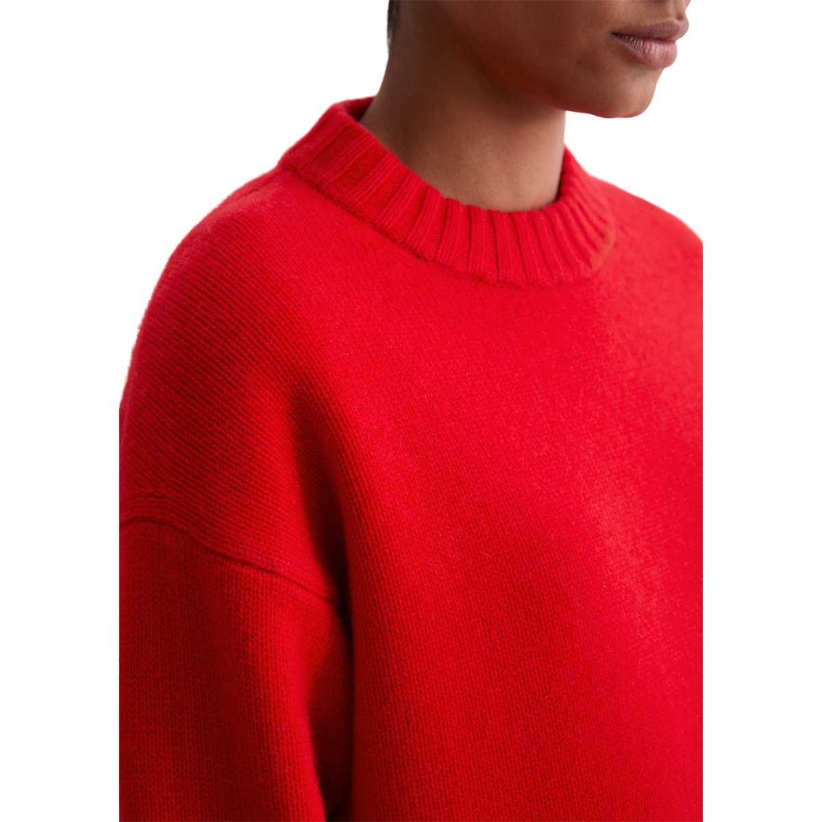 Pull en cachemire regular avec un confort de port exclusif rouge clair, MARC O'POLO