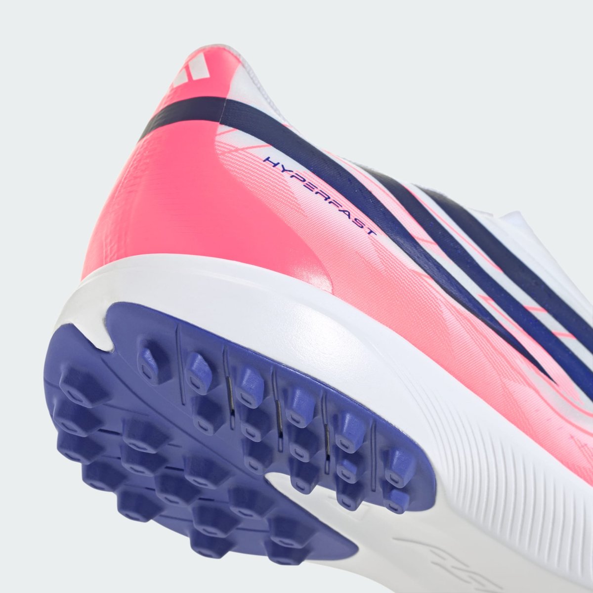 Chaussure De Football Sans Lacets F50 Hyperfast League Turf Chaussure De Football Sans Lacets F50 Hyperfast League Turf cloud white / solar purple / solar turbo, adidas Performance