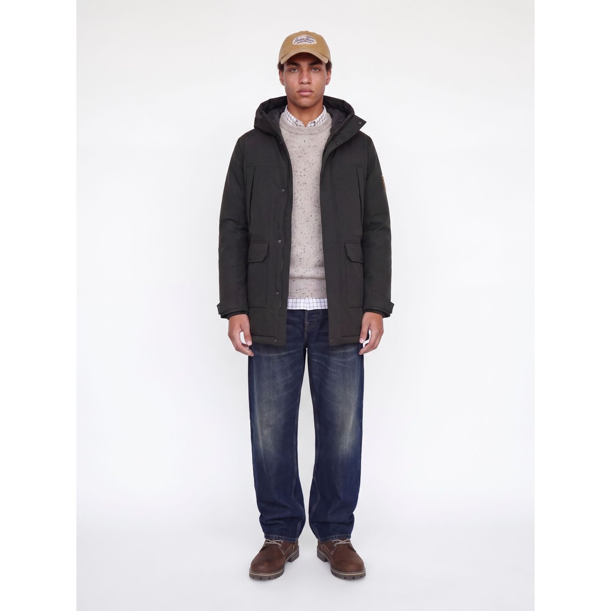 Parka black 1, JACK & JONES