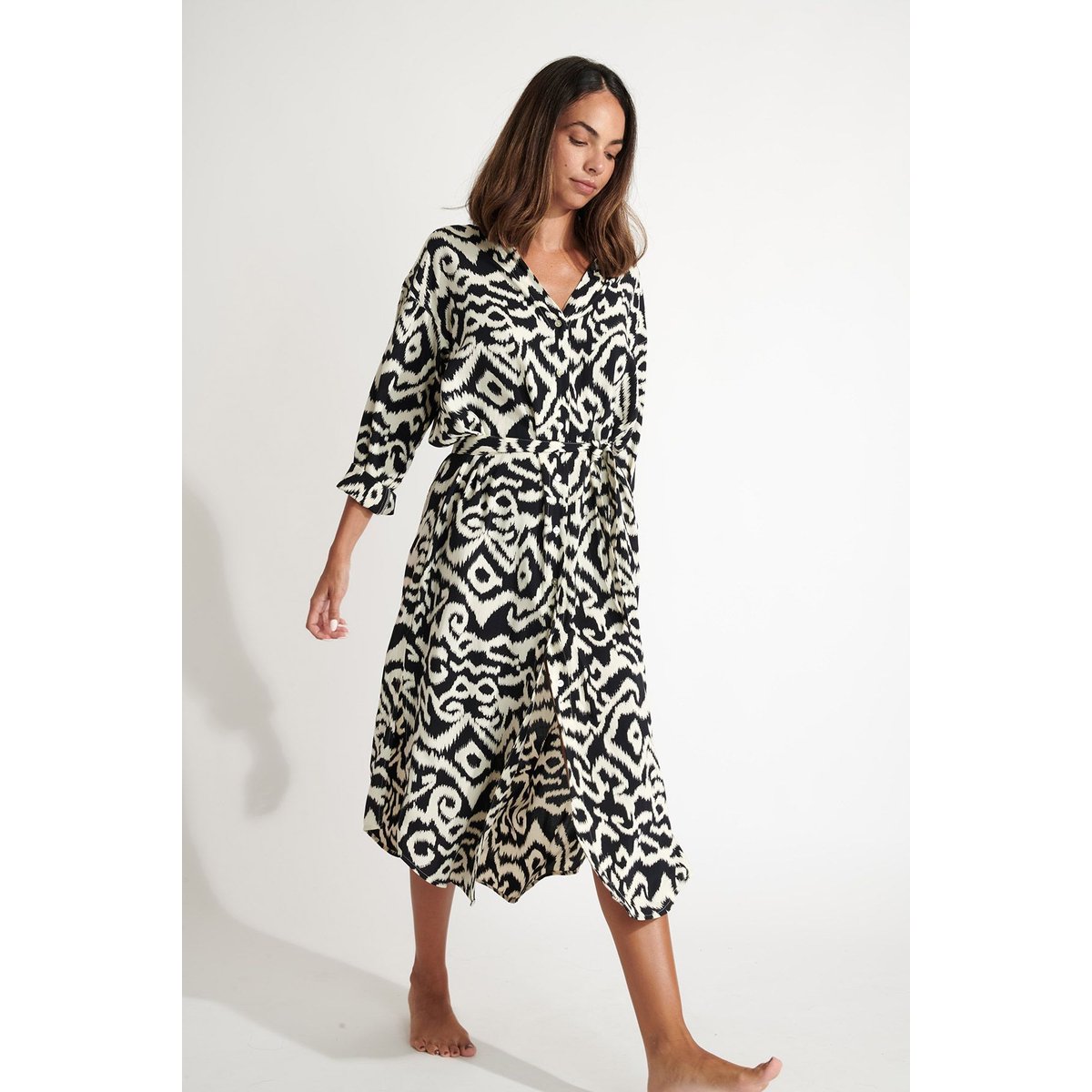 Robe Saline - GAROUPE noir, LIVIA