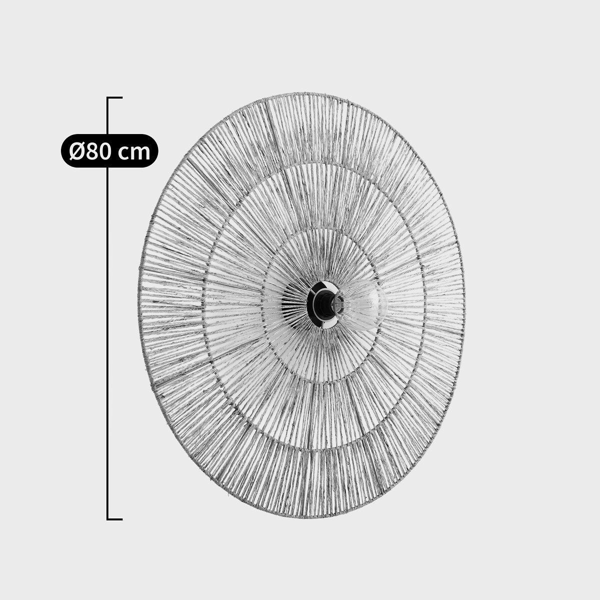 Applique ou plafonnier, rond, diamètre 80 cm, YAKU naturel, LA REDOUTE INTERIEURS
