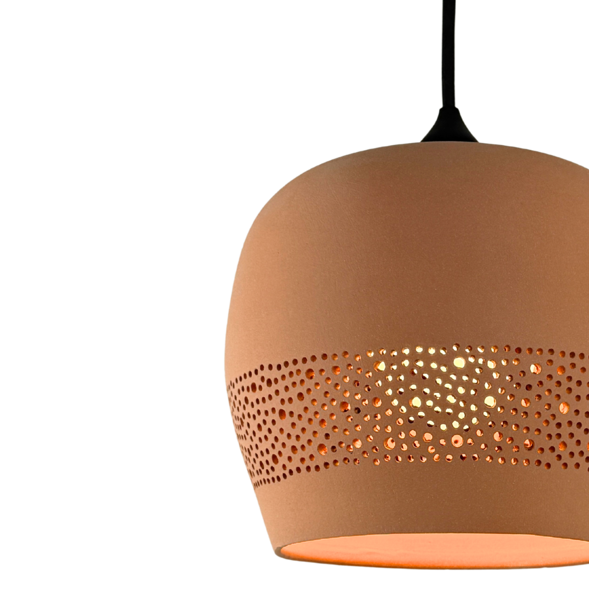 Suspension extérieur en terre cuite, CLEO beige, GERARD LAMY