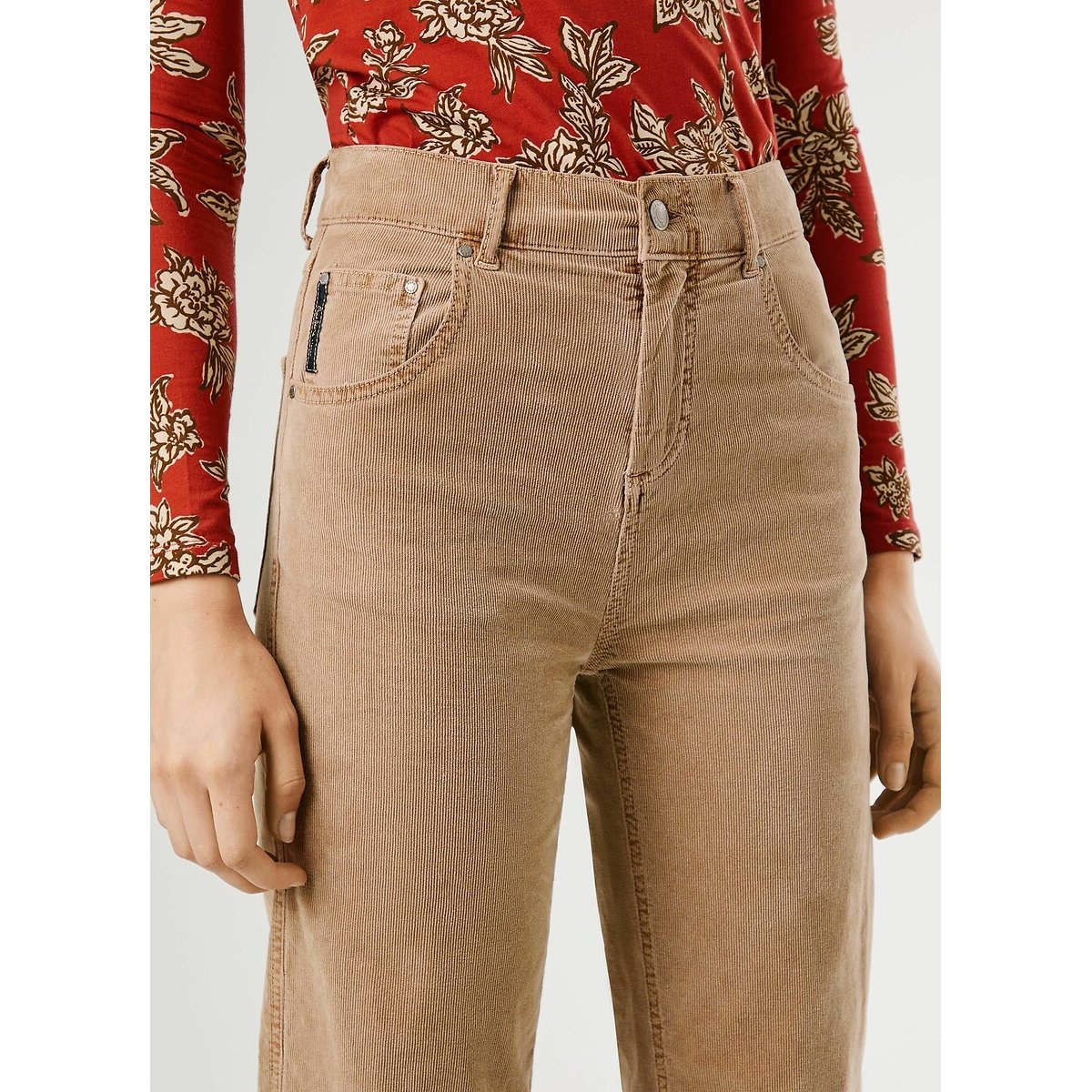 Sun Corduroy Trousers beige, PEPE JEANS