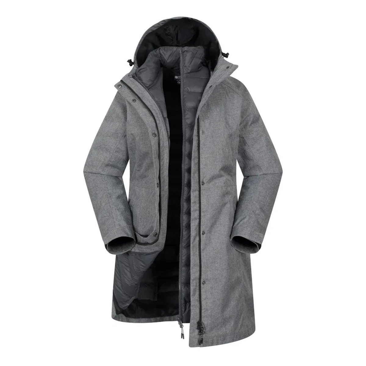Veste ALASKAN gris foncé, MOUNTAIN WAREHOUSE